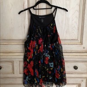 INC Large tank - lace over Poly lining